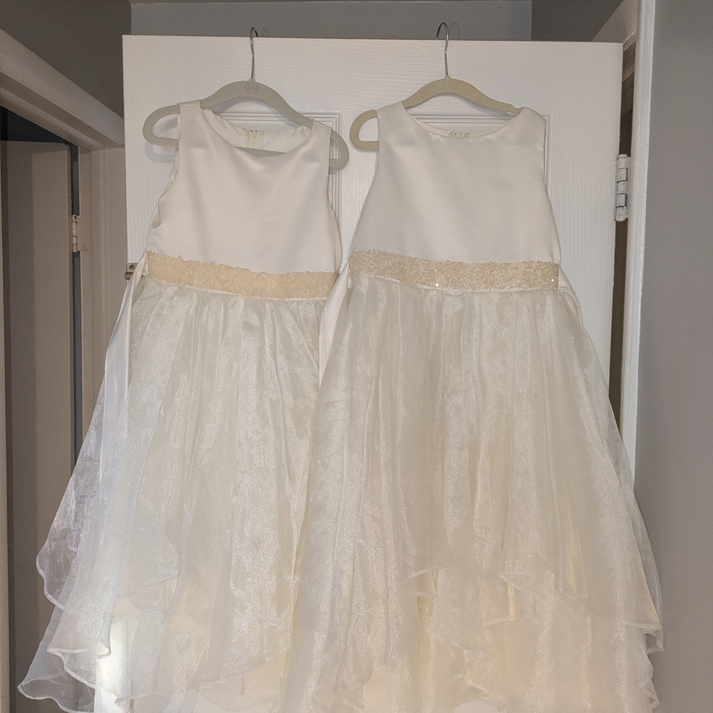 Elegant Cream Kids Dress